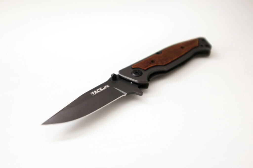 brown-and-black Utility Knife